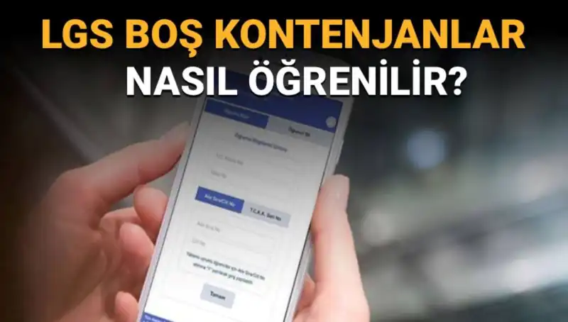 LGS Boş Kontenjan ve Taban Puanları: Sonuçları Öğrenmenin Yolu