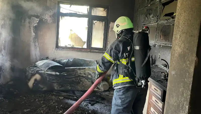 Yangın Mutfağı Tutuştu, 5 Kişilik Aileyi Perişan Etti!