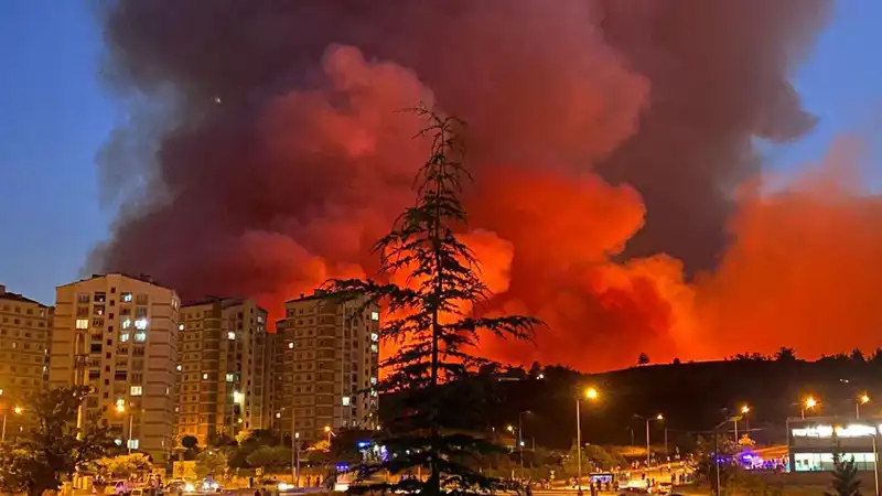 Bursa'da Yangınlar Şehri Sarmaladı: Durum Ciddileşiyor