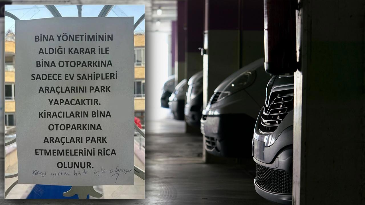 Site Yönetiminin Kiracının Otopark Hakkına Karışamayacağı Belirtildi