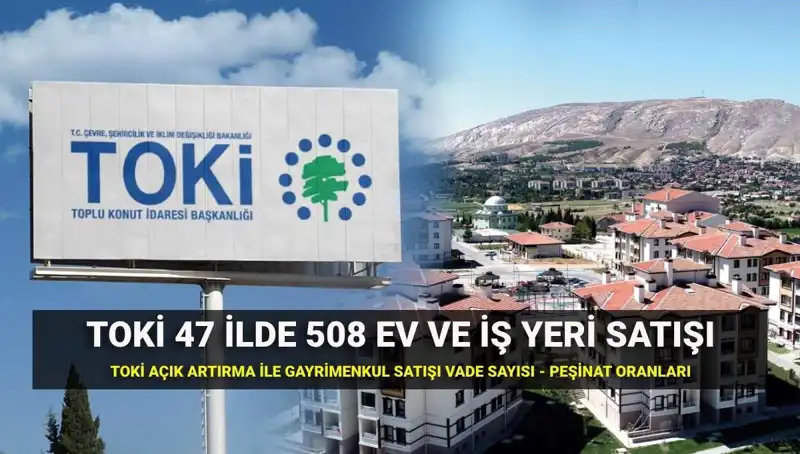 TOKİ 508 Ev ve İş Yeri Satışında Heyecan Dorukta: İşte Ayrıntılar!