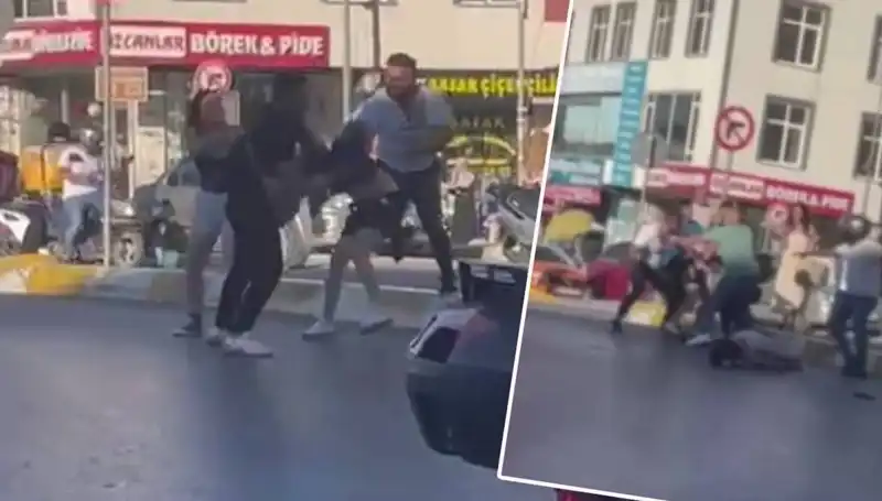 Esenyurt’ta Motosikletli Kadınlara Şok Dayak: Güvenlik Kameraları Her Şeyi Kaydetti!