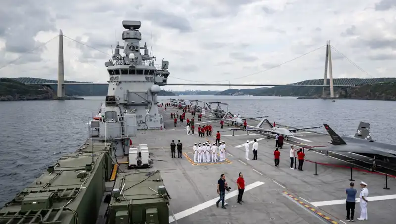 TCG Anadolu, Sarayburnu’ndan Yola Çıktı: Donanmanın Yeni Yüzü!